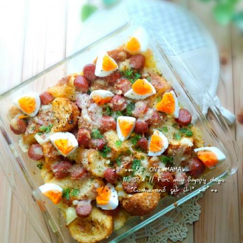 アイディア満載！ONI*MAMA*さんの甘くないオカズパンが美味しそう♪